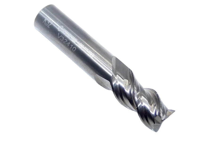 V32410 Destiny Tool 3/8" Carbide 3 Flute End Mill Viper for Aluminum .375" Diameter .625" Flute 2.0" OAL