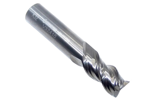 V32410 Destiny Tool 3/8" Carbide 3 Flute End Mill Viper for Aluminum .375" Diameter .625" Flute 2.0" OAL