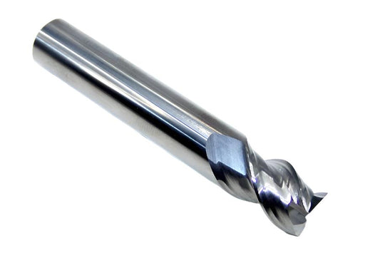 V33210 Destiny Tool 1/2" Carbide 3 Flute End Mill Viper for Aluminum .500" Diameter .625" Flute 3.0" OAL .500" Shank