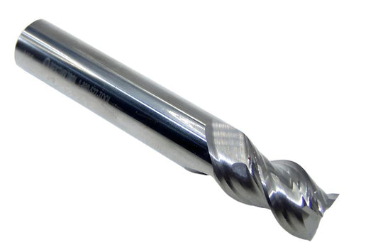 V33212 Destiny Tool 1/2" Carbide 3 Flute End Mill Viper for Aluminum .500" Diameter .750" Flute 3.0" OAL .500" Shank