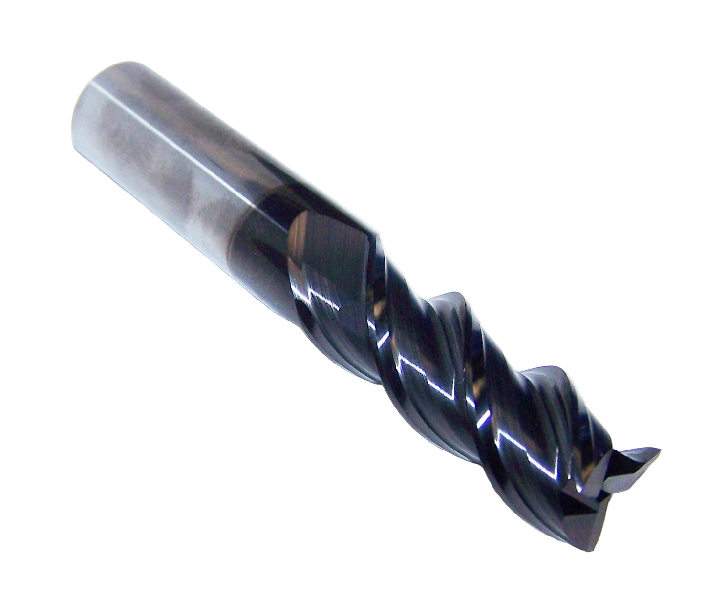 V33220S Destiny Tool 1/2" Carbide 3 Flute End Mill Viper for Aluminum Stealth Coated .500" Diameter 1.25" Flute 3.0" OAL .500" Shank