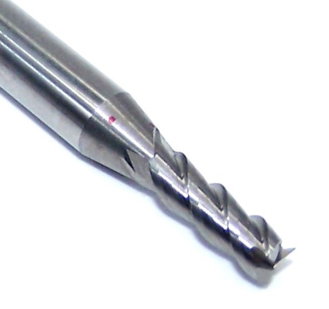 V308060 Destiny Tool 1/8" Carbide 3 Flute End Mill Viper SQ for Aluminum .125" Diameter .375" Flute 2.0" OAL .187 Shank